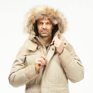 男款雪地健行 -20°C 2000mm 防水保暖長版外套 